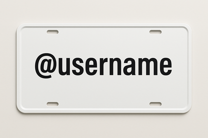 Custom License plate